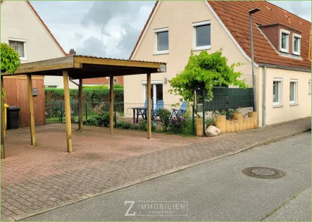 Ansicht Wohnhaus - Haus kaufen in Garding - Modernes Eigenheim in ruhiger Lage**