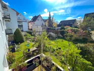 Ausblick vom Balkon