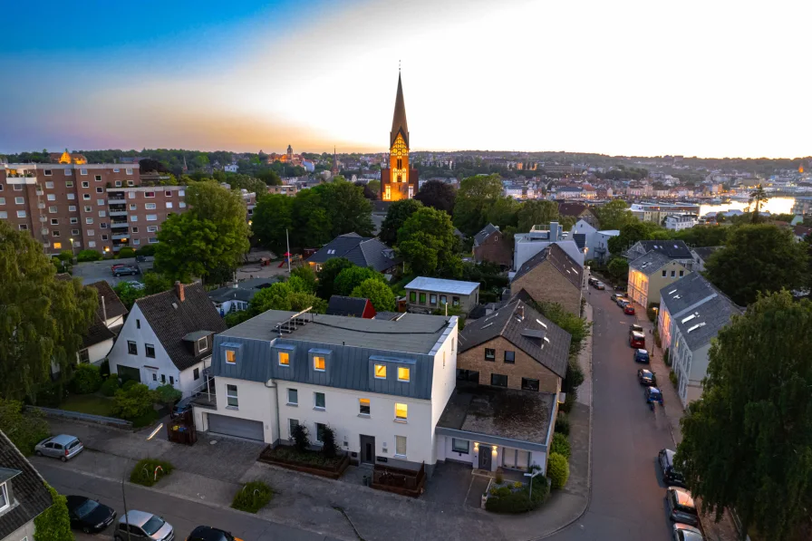 Blick über Flensburg