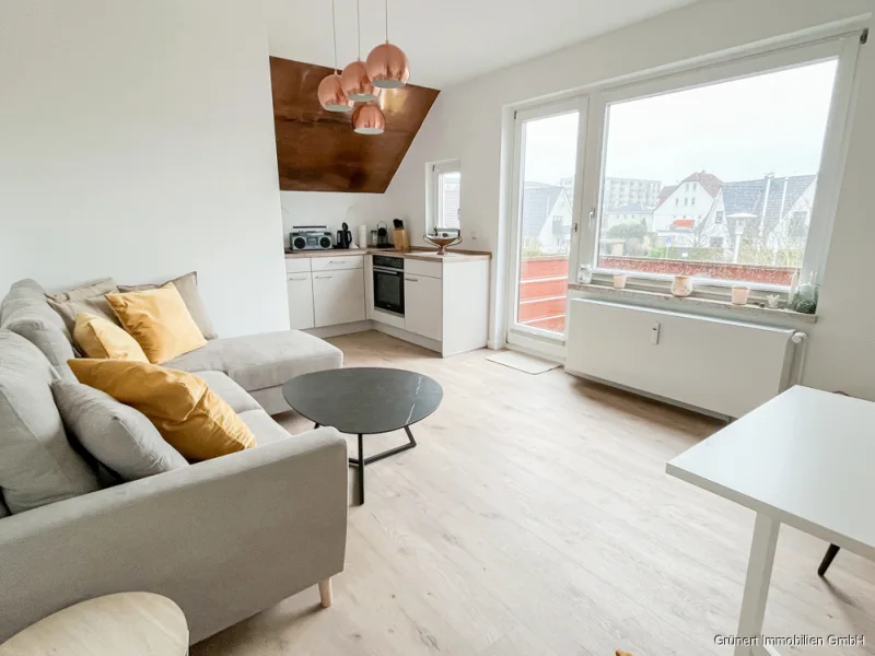 Wohnbereich - Wohnung kaufen in Grömitz - Strandnah - Attraktive 2-Zimmer-Wohnung mit Balkon*Reserviert*