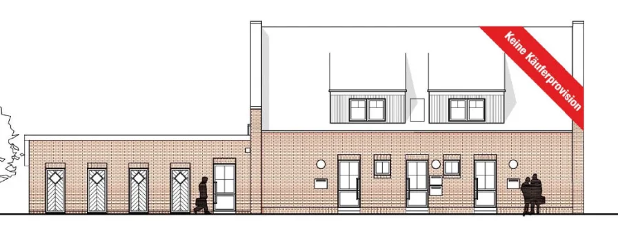 Bild1 - Wohnung kaufen in Norden - NEUBAU EG-WOHNUNG MIT TERRASSE | ZENTRALE RUHIGE STADTLAGE | LUFTWÄRMEPUMPE