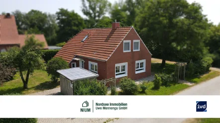 Bild1 - Haus kaufen in Hagermarsch - URIGES LANDARBEITERHAUS IN DEICHNÄHE | 2 GETRENNTE WOHNUNGEN MÖGLICH