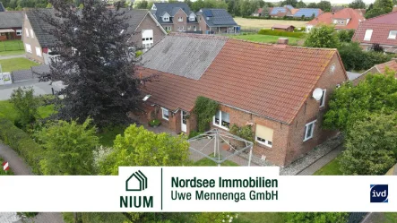 Bild1 - Haus kaufen in Südbrookmerland - HISTORISCHES LANDHAUS MIT SCHEUNE UND NEBENGEBÄUDE