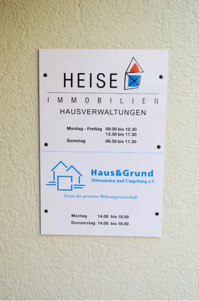 Mietübersicht Heise Immobilien Holzminden - www.immobilien-heise.de