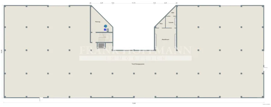 M2261 Grundriss Halle 8 UG