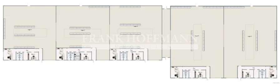 M2261 Grundriss Halle 1-5