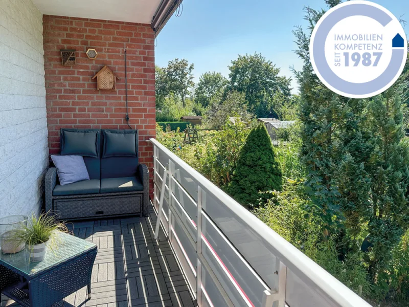 Blick auf den Balkon - Haus kaufen in Bad Segeberg - Wo das Leben in der ersten Reihe spielt!