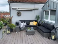 die Dachterrasse