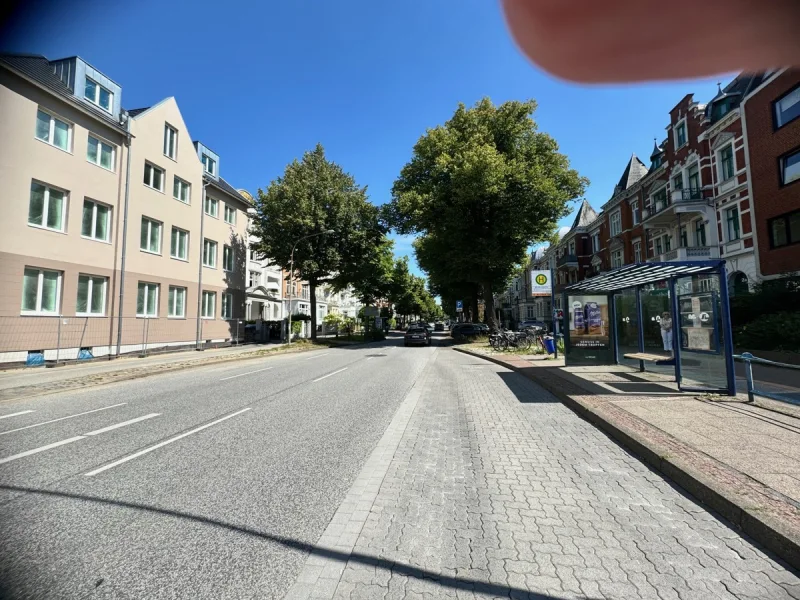 Blick in die Straße 