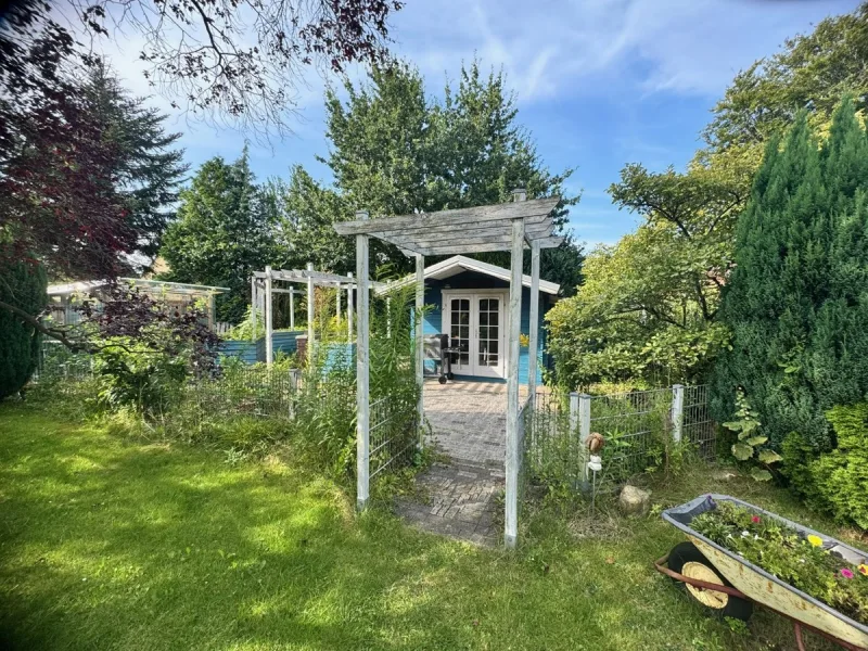 Garten / Holzblockhaus