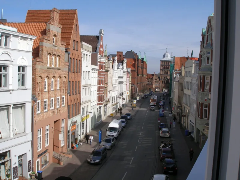 Ausblick Zimmer 1 zum Burgtor