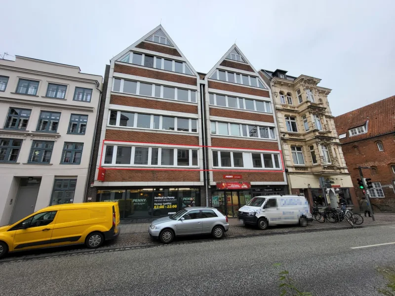 Objektansicht - Büro/Praxis mieten in Lübeck / Innenstadt - Zentrale Büro-/Praxisräume mit Stellplätzen in der Lübecker Innenstadt (Nähe Koberg / Burgtor)