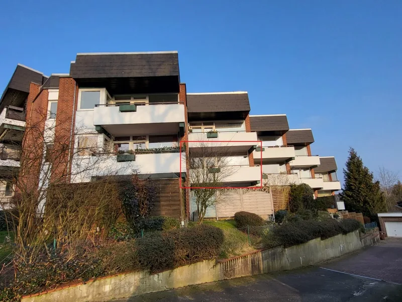 Objektansicht-markiert - Wohnung mieten in Lübeck / Sankt Gertrud - Sanierte 2,5-Zimmer-Wohnung mit Balkon und Stellplatz in HL-St. Gertrud, Arnimstr. (Nähe Lauerholz)