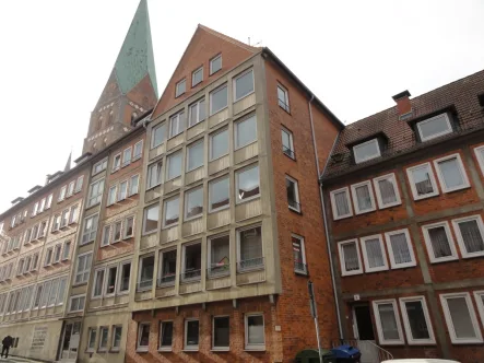 Objektansicht - Wohnung mieten in Lübeck - Zentrale Lage: Moderne 2-Zimmer-Wohnung in der Lübecker City / Nähe Marienkirche