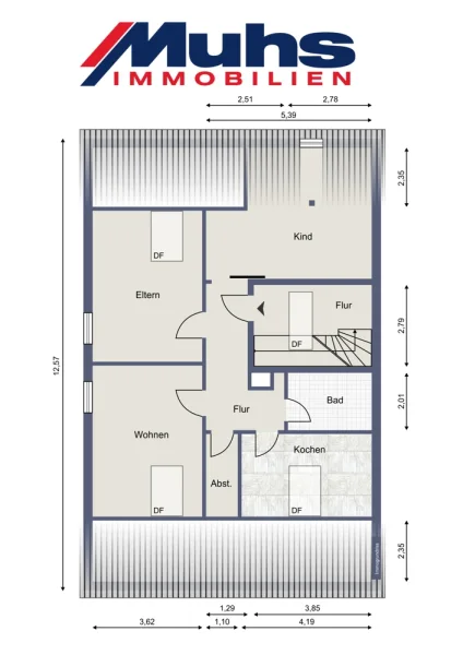 Grundriss Dachgeschoss