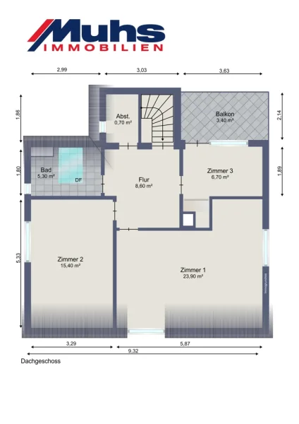 Grundriss Dachgeschoss