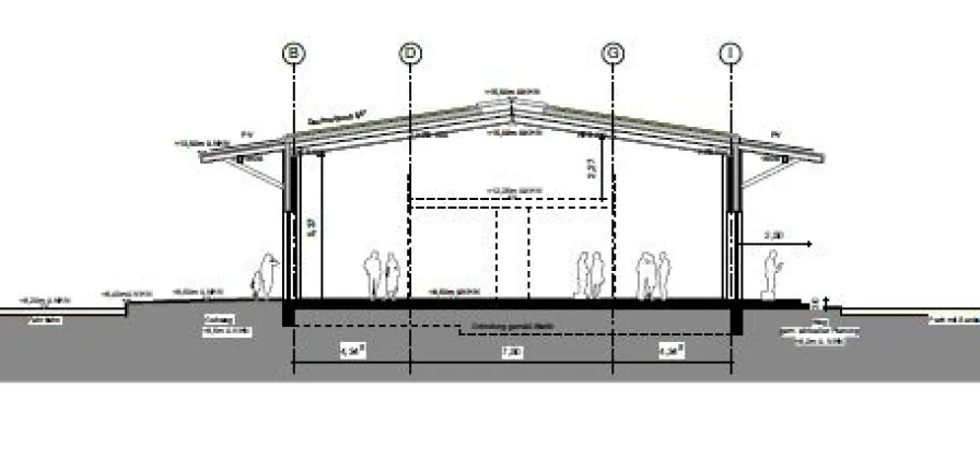 Interessanter Schnitt für die Halle Teil 1 Event