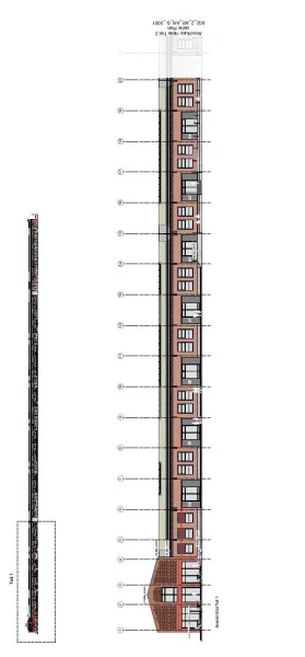 Ansicht von der südlichen Seite der Halle Teil 1