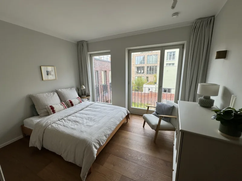 Schlafen - Wohnung mieten in Lübeck - Neubau - helle 2-Zimmer Wohnung im historischen Gründungsviertel von Lübeck!