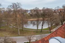 Blick vom Küchen-Balkon