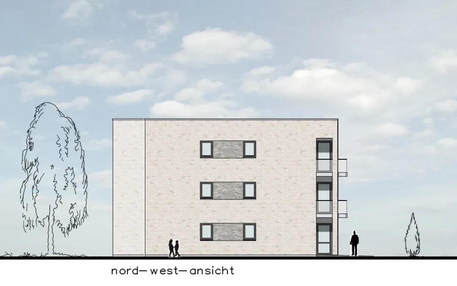 Ansicht Nord West Haus 2