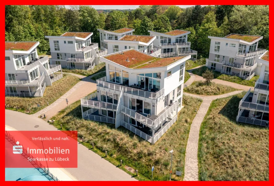 Außenansicht - Wohnung kaufen in Lübeck - Ferienwohnung in Travemünde mit Blick aufs Wasser