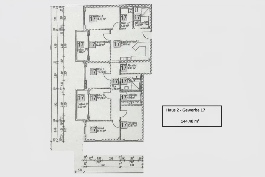 Grundriss GE 17 Haus 2