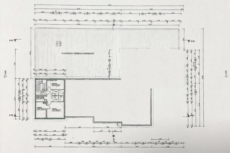 Grundriss 1. OG Vermietungsfläche