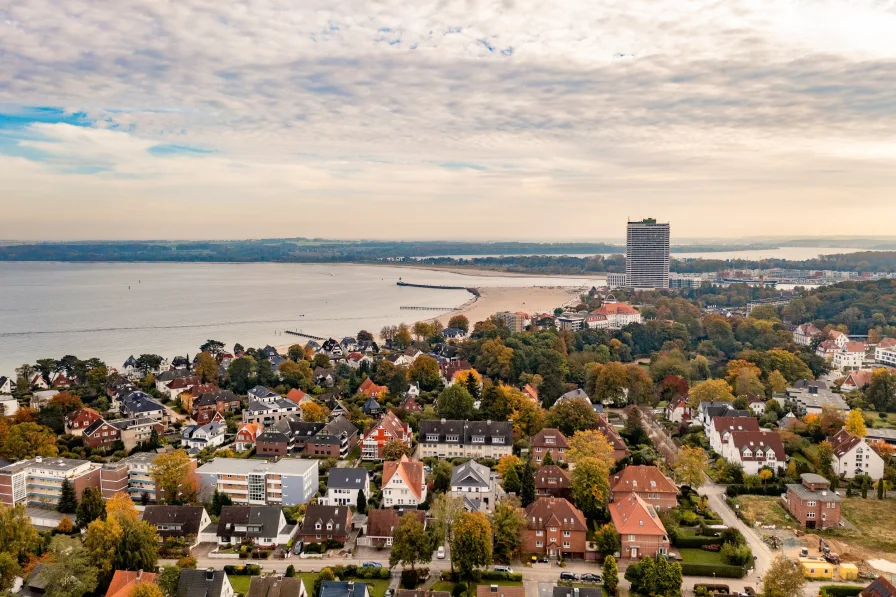 Travemünde aus der Vogelperspektive