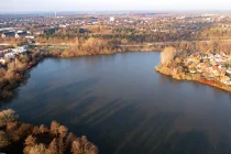 Tremser Teich hinter dem Grundstück