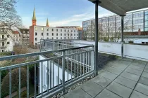 Großzügige Dachterrasse