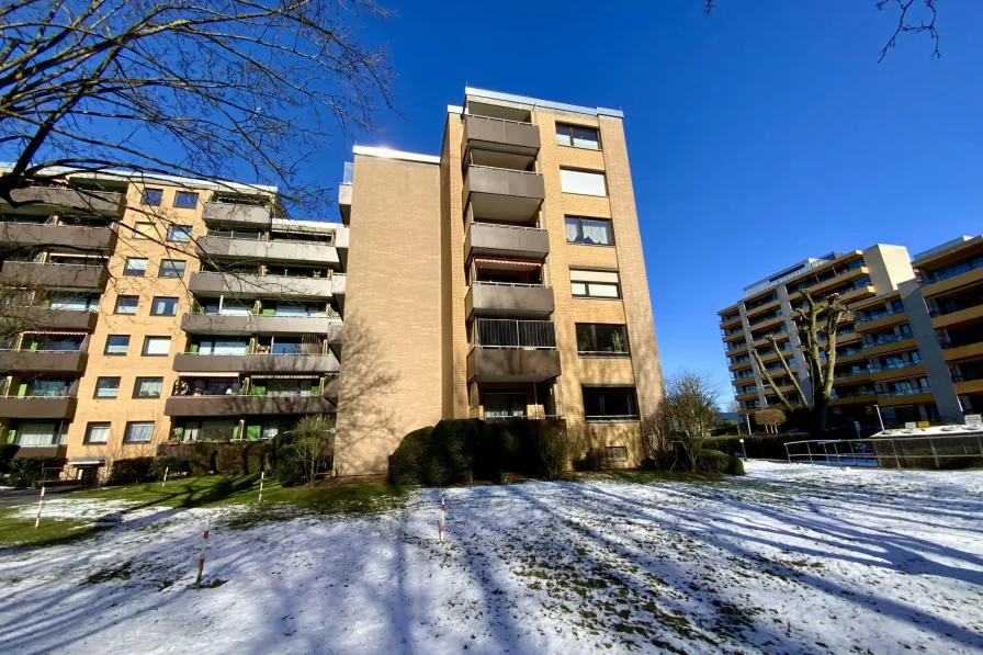 Blick zur Wohnung