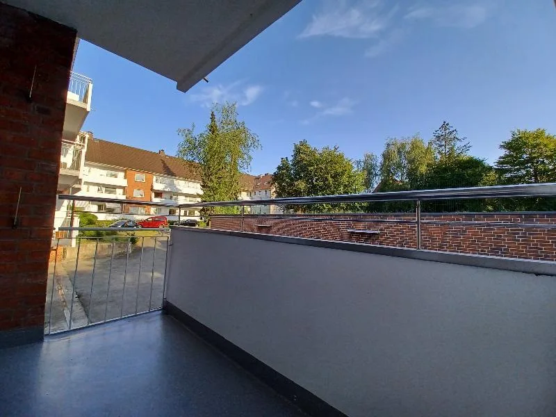 Ausblick Balkon - Innenhof