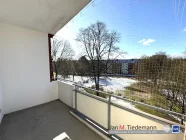 Balkon und Blick vom Balkon