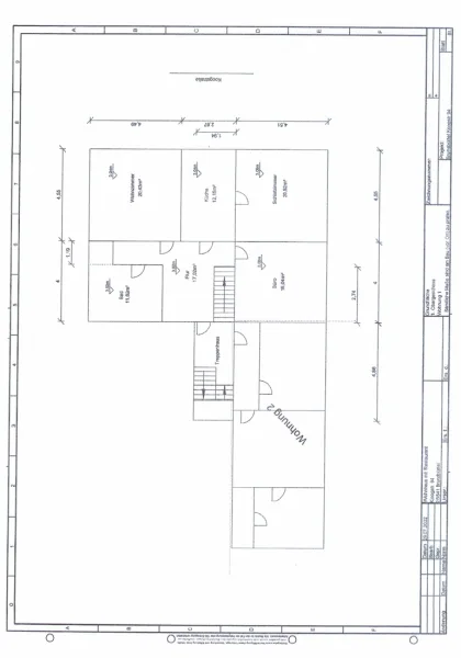 Grundriss Wohnung II