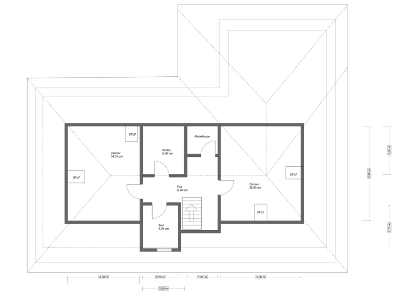 Grundriss Dachgeschoss