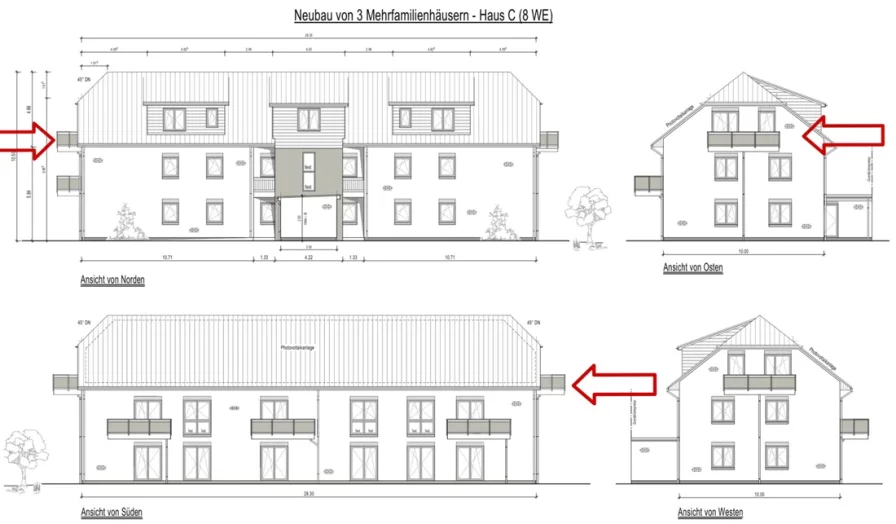 Ansicht ETW 7 - Wohnung kaufen in Heide - Neubau einer Eigentumswohnung in ruhiger Lage