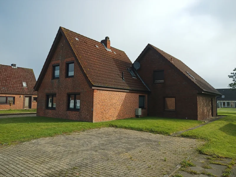 Außenbereich - Haus kaufen in Friedrichskoog - Idyllisches Familienparadies mit Blick zum Deich!