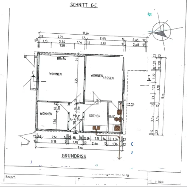 Grundriss Einliegerwohnung