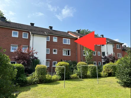 Südseite / Eingang - Wohnung kaufen in Norderstedt - Schöne Eigentumswohnung am Stadtpark