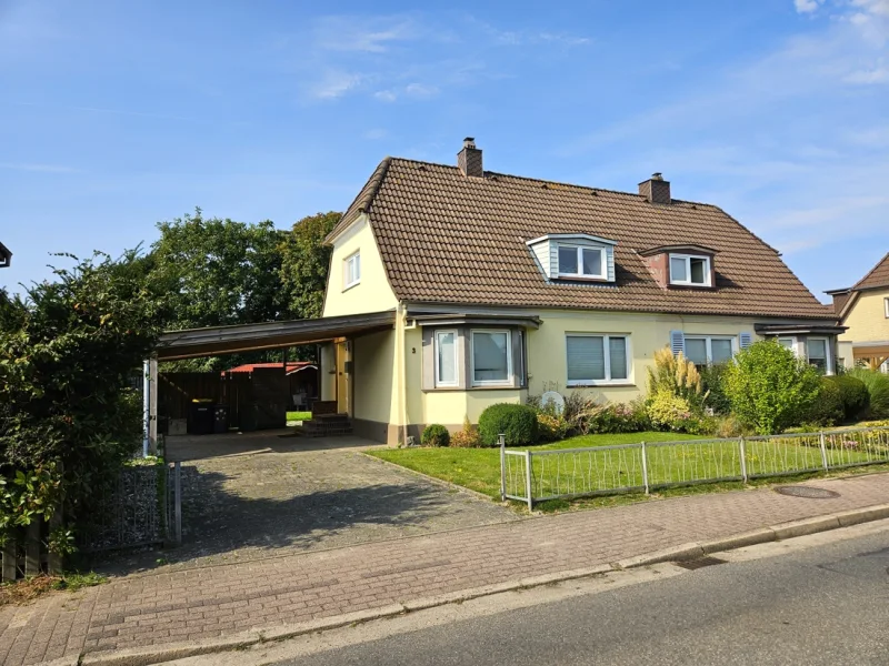 Außenansicht - Haus mieten in Büsum - Möblierte Doppelhaushälfte im Herzen von Büsum zu vermieten!