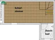 Grundriss-Skizze ehemalige Wg 2, Anbau OG