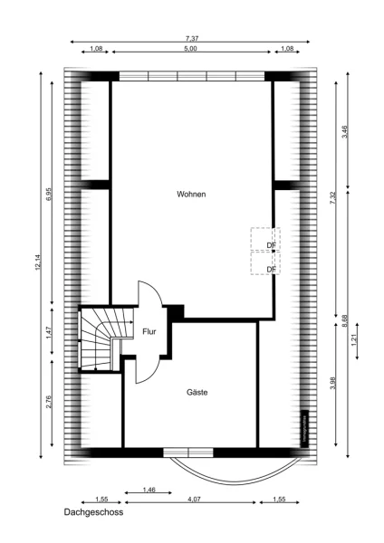 Grundriss Dachgeschoss