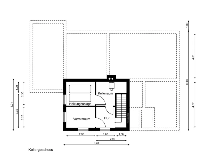 Grundriss Kellergeschoss