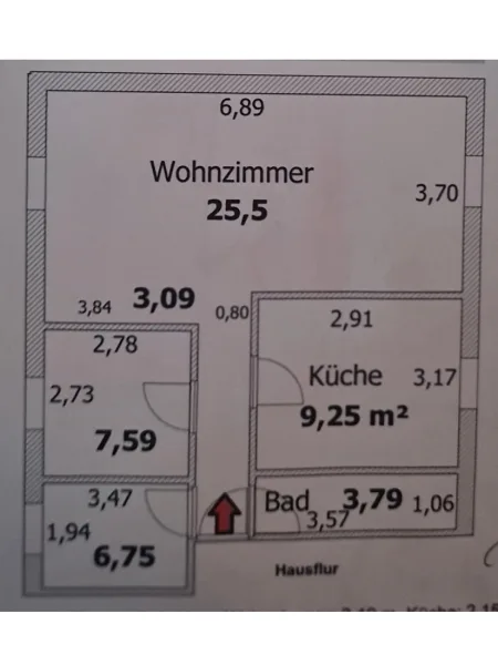 Grundriss 2.OG Links_m² sind Ca. Angaben