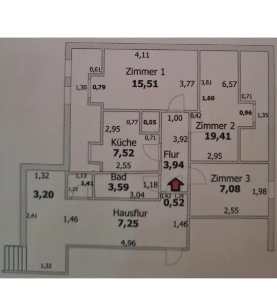 Grundriss 2OG Rechts- m² sind Ca Angaben