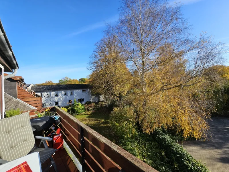 Aussicht vom Balkon