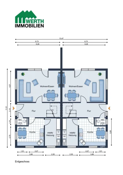 Grundriss Erdgeschoss