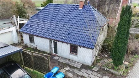 Außenansicht - Haus kaufen in Marnerdeich - Hier fängt das Träumen an!Sanierungsbedürftiges Haus auf der Suche nach neuem Leben!