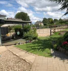 Terrasse mit Blick auf den Reitplatz